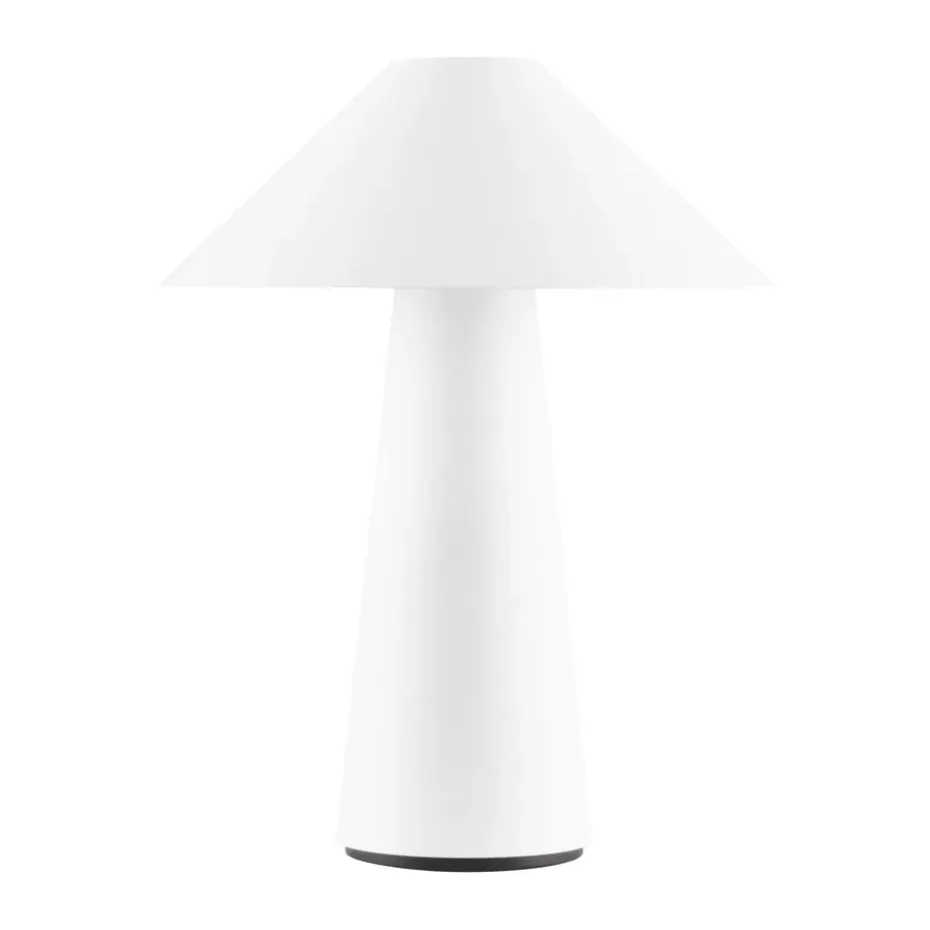 Lampe de table portable Cannes, Blanc