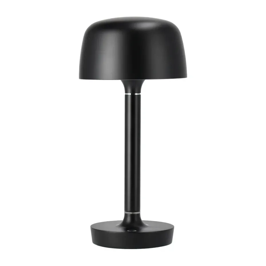 Lampe de table portable Halo 25,5 cm, Black