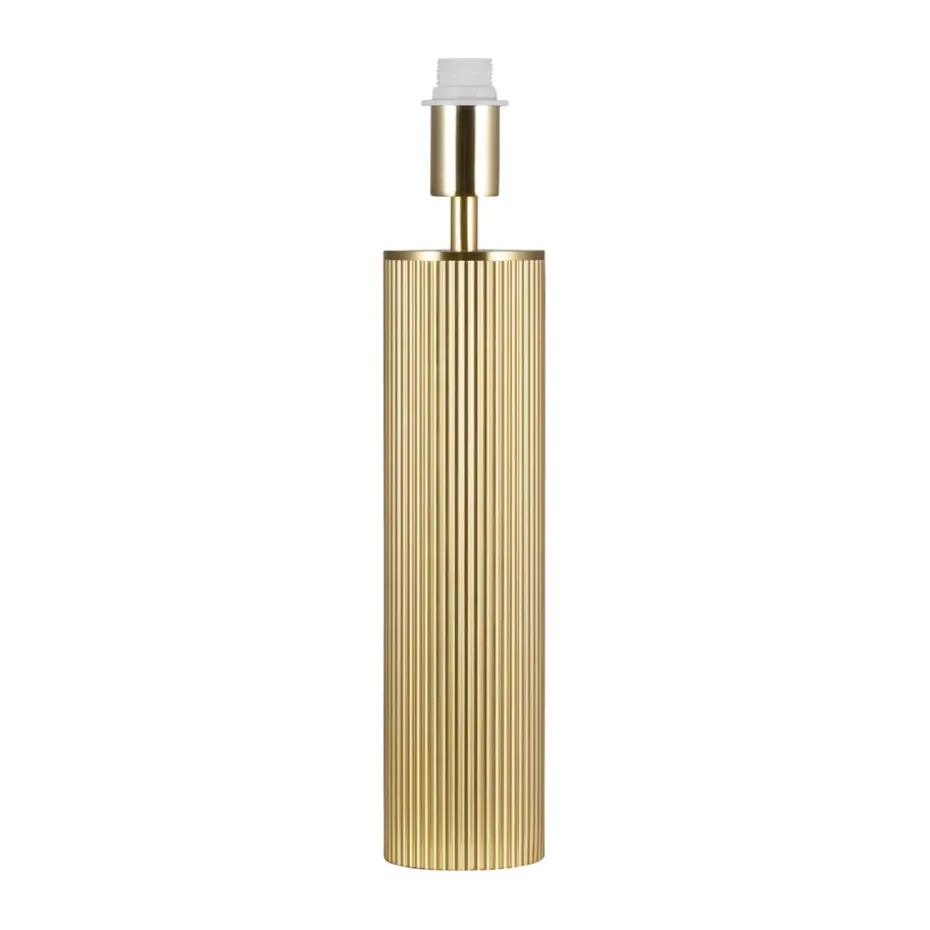 Lampe de table Rib 8, Laiton brossé