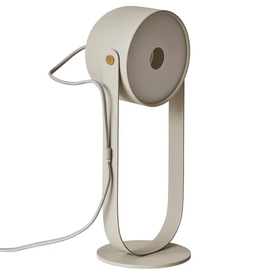 Lampe de table Svejk 13, Beige-Laiton