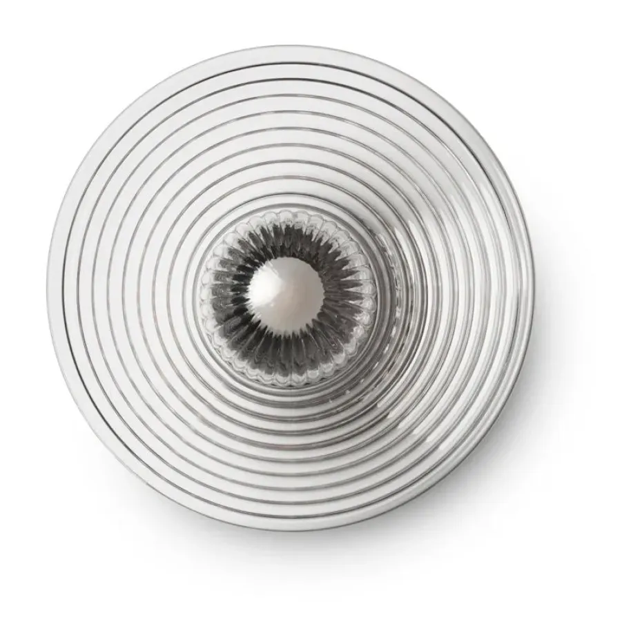 Lampe murale U12 Sletterhage, Fluted glass-aluminium