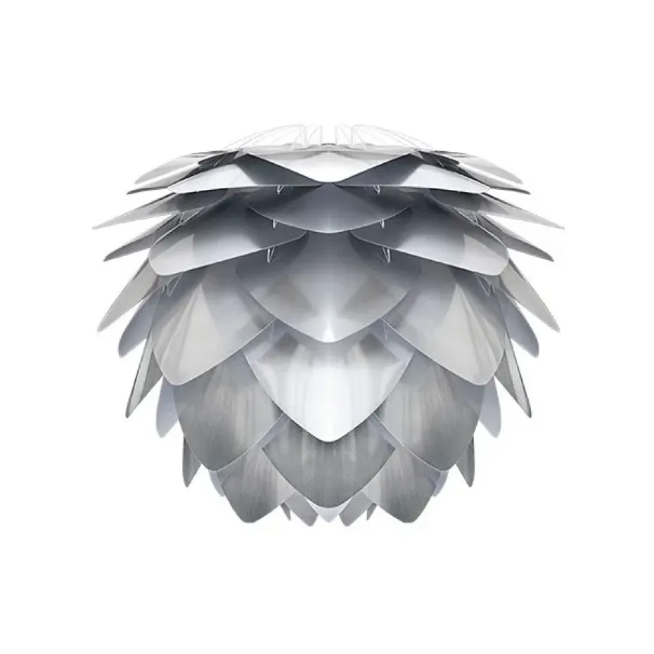 Lampe Silvia acier, diamètre 34 cm