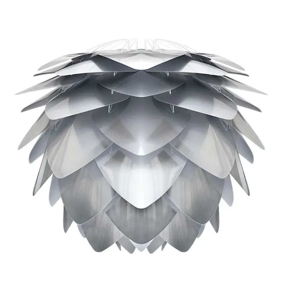 Lampe Silvia acier, diamètre 45 cm