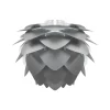 Lampe Silvia gris, Ø32 cm