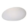 Lampe solaire Globy 32 cm, Blanc