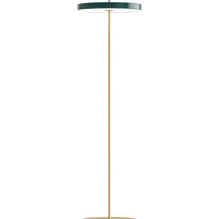 Lampe sur pied Asteria, Forest green
