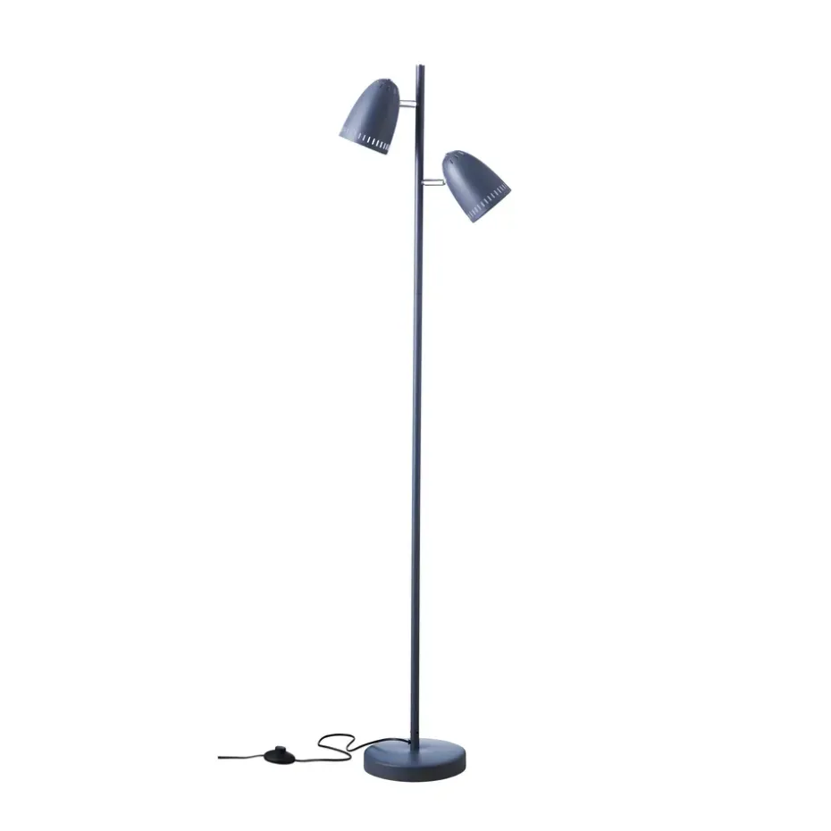 Lampe sur pied Dynamo Twin, Almost Black