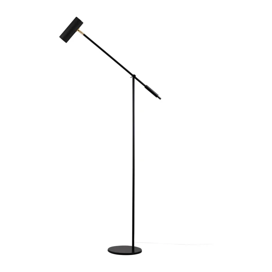 Lampe sur pied Hubble Read, Noir
