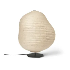 Lampe sur pied Kurbis low, Natural-black
