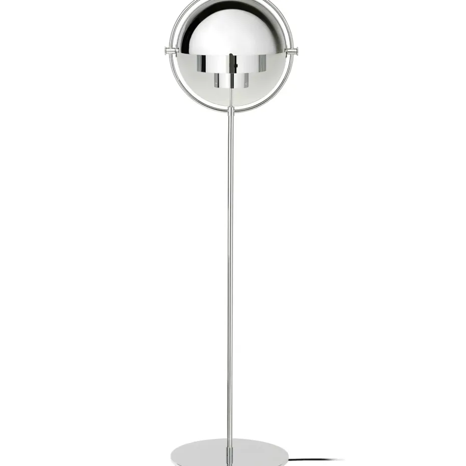 Lampe sur pied Multi-Lite, Chrome-chrome