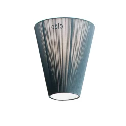 Lampe sur pied Oslo Wood abat-jour, Vert