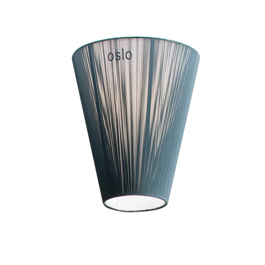 Lampe sur pied Oslo Wood abat-jour, Vert