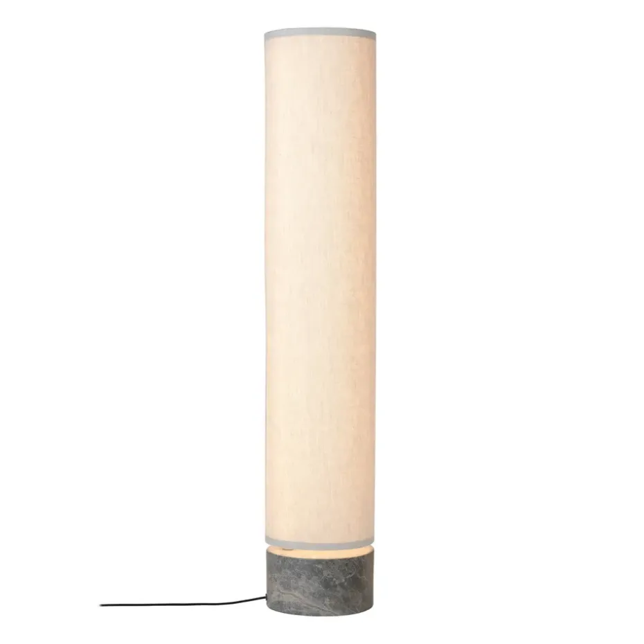 Lampe sur pied Unbound 120 cm, Toile-marbre gris