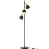 Lampe sur pied Urban Triple, Matt real black