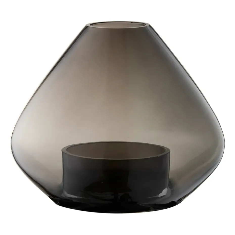 Lanterne-Vase Uno 12 cm, Noir