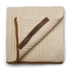 Lavette en chenille Humdakin 28x28 cm Lot de 2, Shell-sunSet