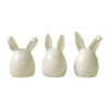 Lièvres de Pâques Triplets Lot de 3, Vanilla