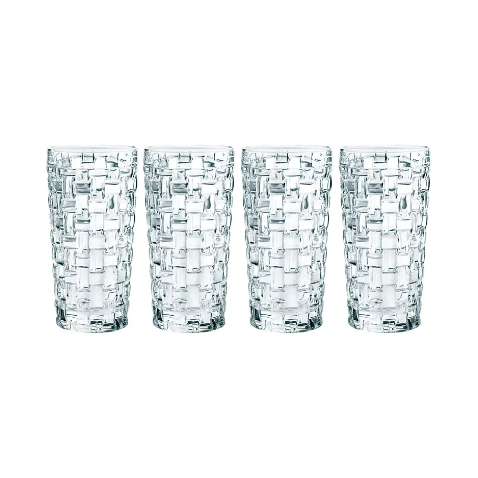 Long verre Bossa Nova 39,5cl Lot de 4, Transparent