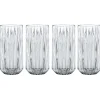 Long verre Jules Lot de 4, Transparent