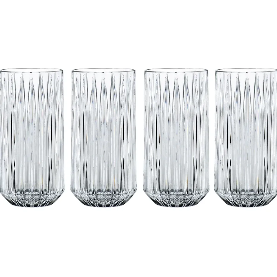 Long verre Jules Lot de 4, Transparent