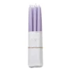 Lot de 10 bougies anciennes trempées Broste Copenhagen, Orchid lumière pourpre