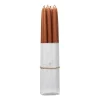 Lot de 10 bougies anciennes trempées Broste Copenhagen, Terracotta