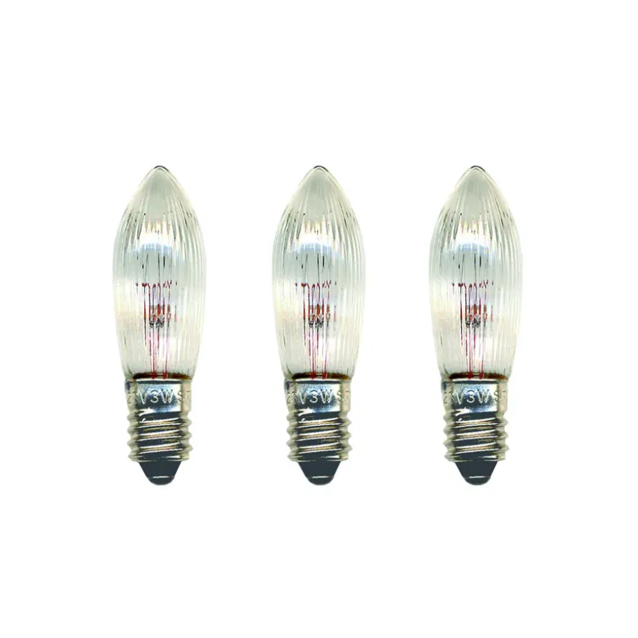 Lot de 3 lampes de rechange E10 Star Trading, 304-55 (7 bras)