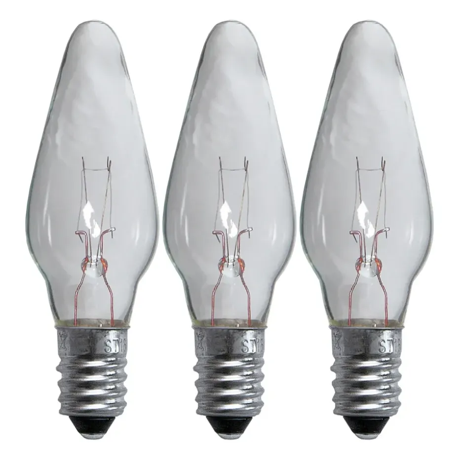 Lot de 3 lampes de rechange E10 Star Trading, 304-01 (7 bras)