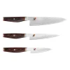 Lot de couteaux Miyabi Artisan 6000MCT 3 Pièces, Bois