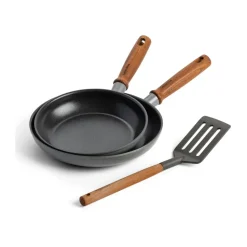 Lot de poêles à frire + spatule Mayflower Pro, 3 Pièces