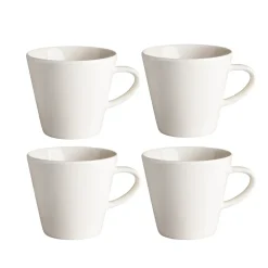 Lots de 4 mugs Kalk 30cl, blanc