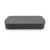 Lunch box plate Make & Take 1,1 L, Gris foncé