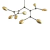 Lustre Drop Chandelier mini, Laiton