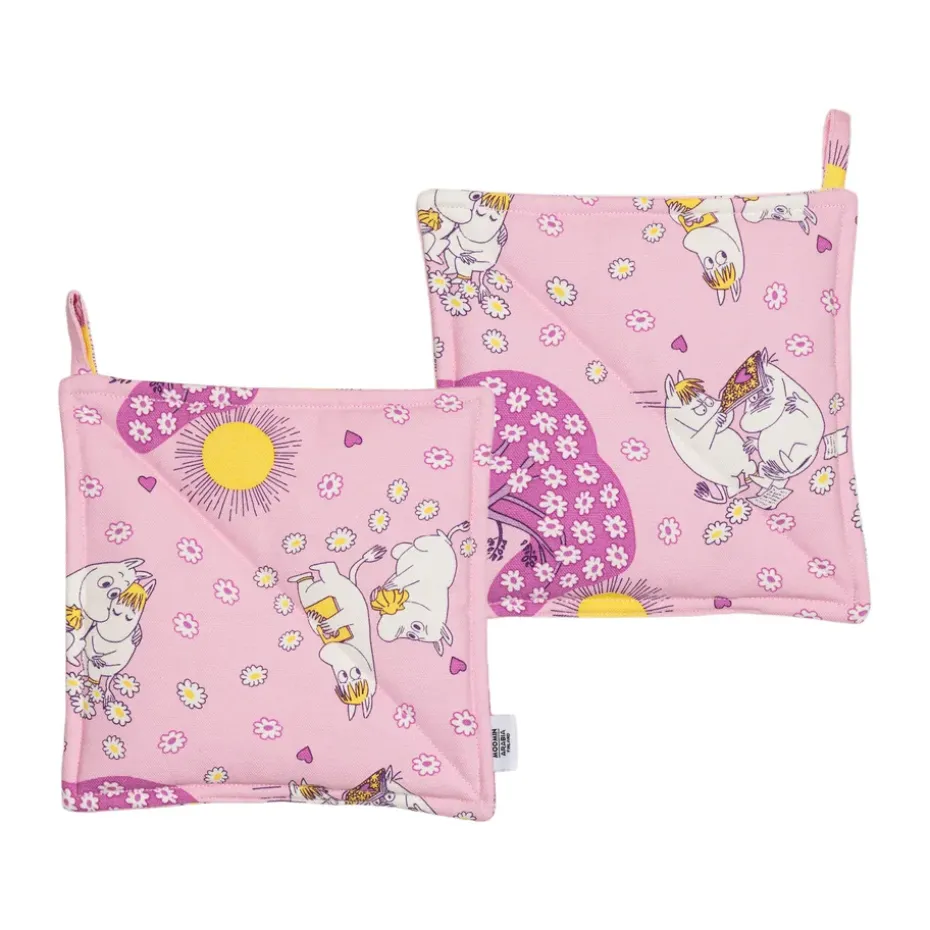 Maniques Förälskade Moomin lot de 2, 22x22 cm