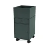 Meuble de rangement à roulettes Runner, black jade 163