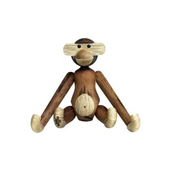 Mini singe Kay Bojesen, bois teck-limba