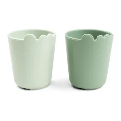 Mini-mug pour enfants Croco 10 cl, lot de 2, Vert
