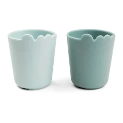 Mini-mug pour enfants Croco 10 cl, lot de 2, Bleu