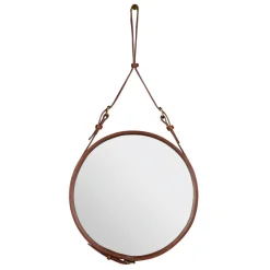 Miroir Adnet Circulaire M, Marron