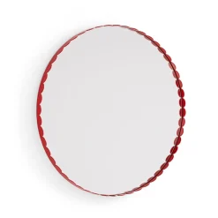 Miroir Arcs Mirror Ø 60 cm, Red