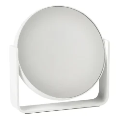 Miroir de table Ume à grossissement 5x 19x19,5 cm, White