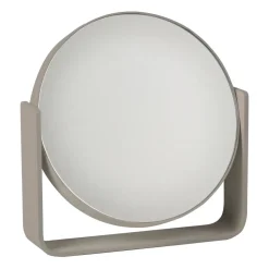 Miroir de table Ume à grossissement 5x 19x19,5 cm, Taupe