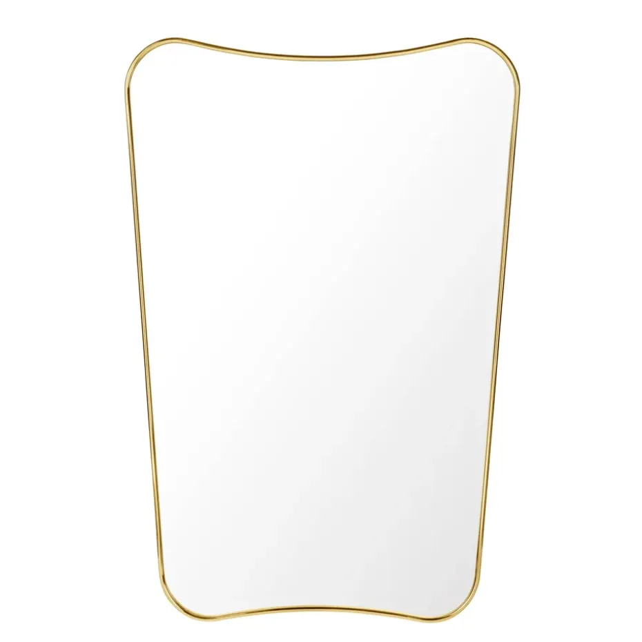 Miroir F.A.33 Rectangulaire, laiton