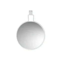 Miroir Flora, Blanc, Ø40 cm