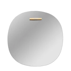 Miroir mural I4 Birksø, Oak nature lacquered Ø50 cm