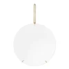 Miroir mural Moebe Ø 30 cm, Laiton