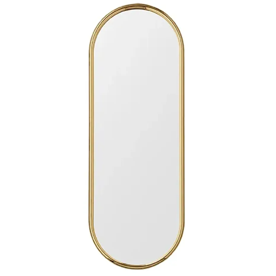 Miroir oval Angui 108 cm, Doré