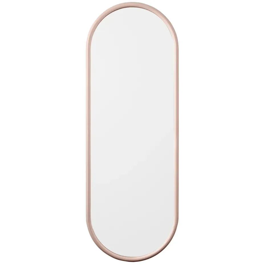 Miroir oval Angui 108 cm, rose