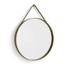 Miroir Strap Mirror Ø70 cm, Light brown