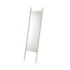 Miroir sur pied Georg, Chêne non traité